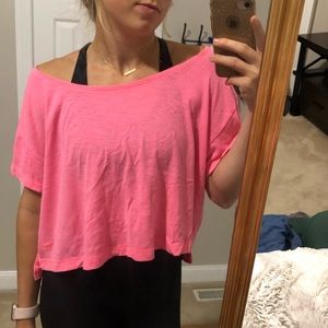 Pink crop top